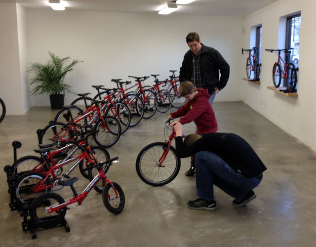 At the Islabikes Fitting Studio