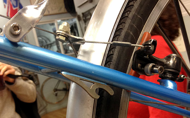 Bottle opener on Frosene's Rodriguez frame