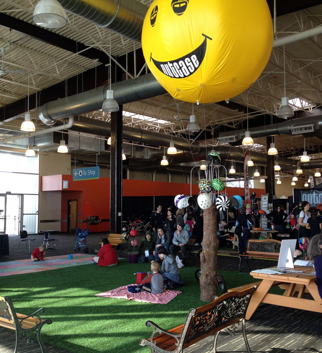 Lounge area at Bike Expo 2013