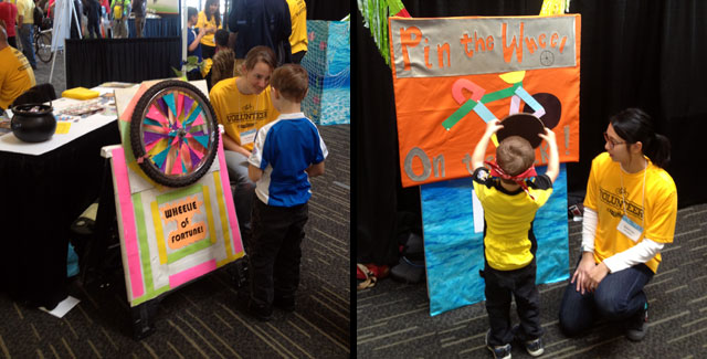 Carnival games at Bike Expo 2013