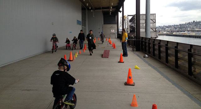 Bonus Wheelie Fun Stunt Course at Bike Expo 2013