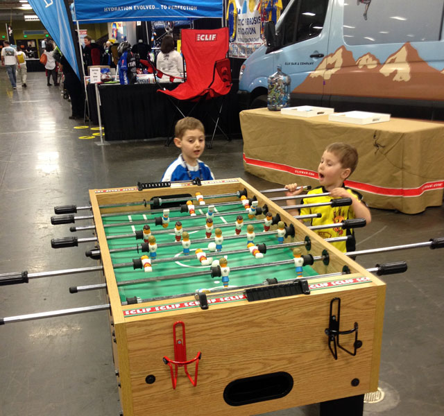 Foosball at Bike Expo 2013