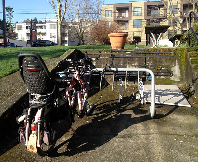 Cascade Bicycle Club bike rack