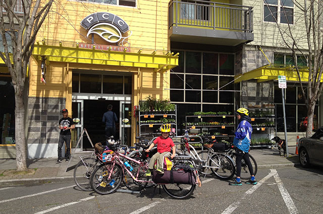 Grocery stop, and the first dog of the month