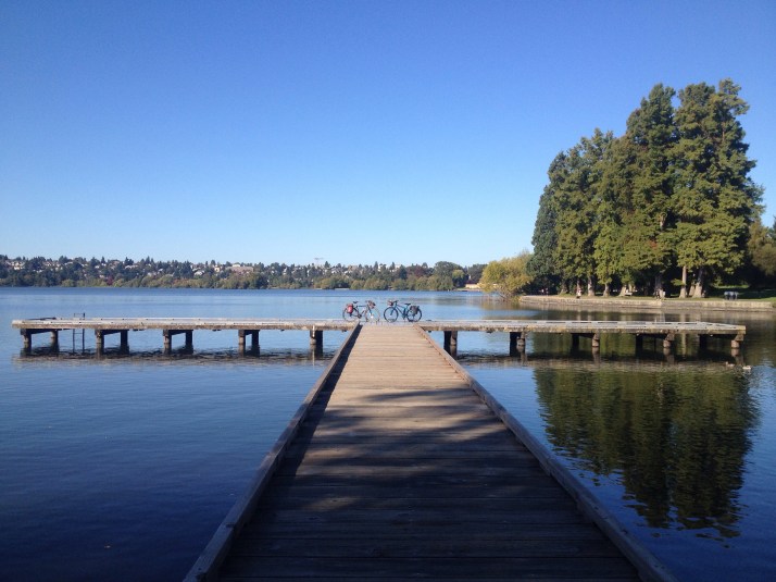 #coffeeoutside on Green Lake last week
