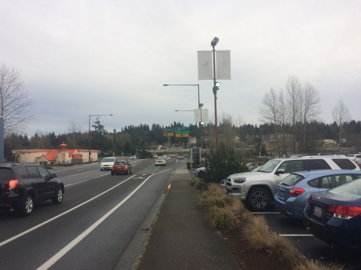 Bike lane on Skymania's street