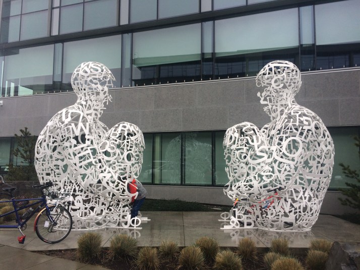 Public art stop at the Allen Institute for Brain Science