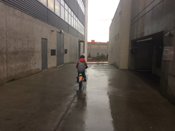 Alley to avoid Fairview