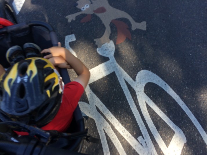 Ladd Circle dog sharrow