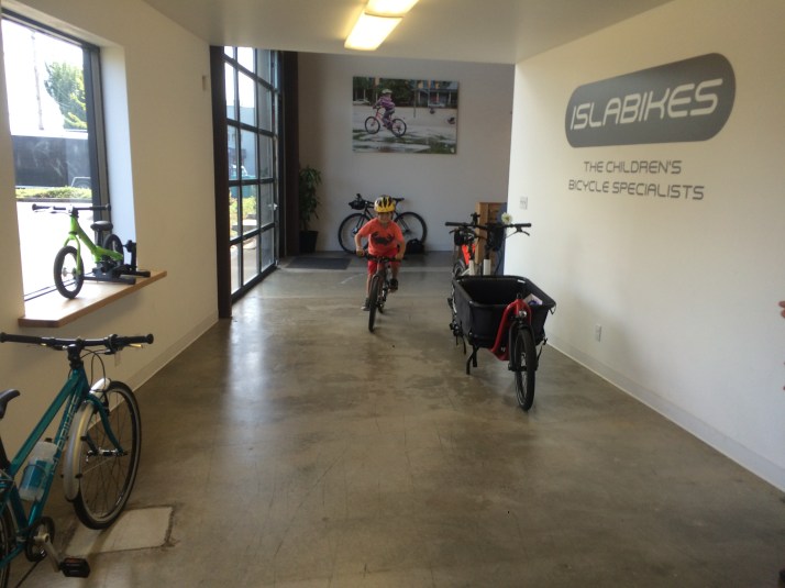 Test riding Islabikes pro series